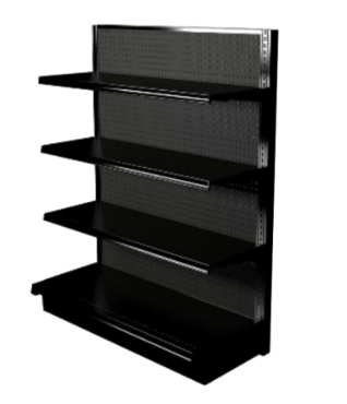 54H x 36W x 16D Island Gondola End Cap - Black